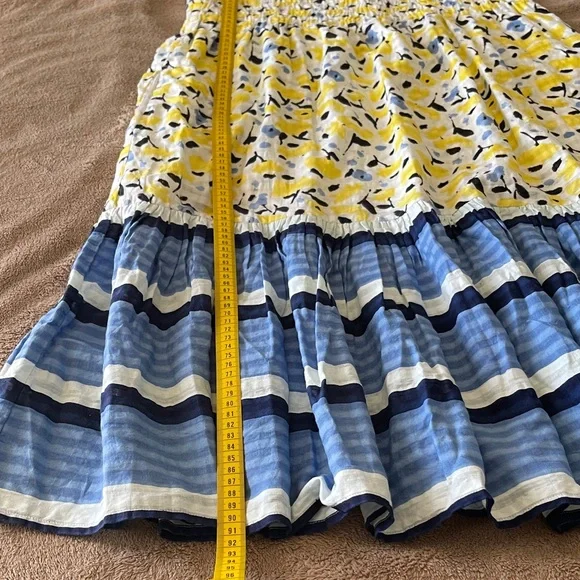 Tanya Taylor Yellow and Blue Floral Swimwear - Picture 6 of 8